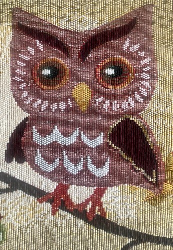 Fall owl tapestry - 6, placemats