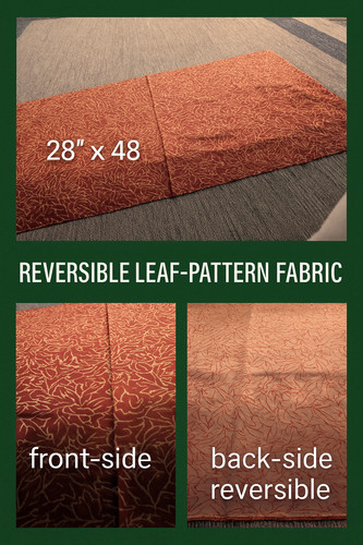 Reversible leaf pattern fabric - reversible, leaf-pattern