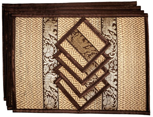 Cccollections hand woven table - hand-woven,