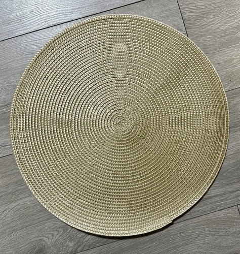 Woven table place mats - table,