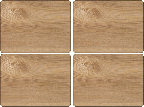 Oak veneer placemats - oak, –