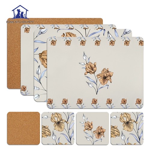 Placemats and coasters - and, set