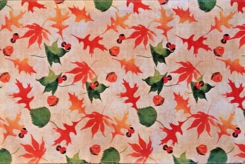 Autumn fall cloth placemat set - fall,