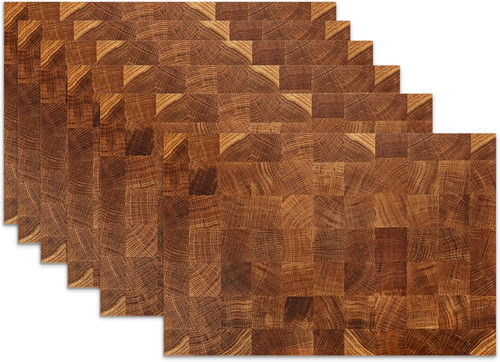 Placemats set retro wood - 6,retro,