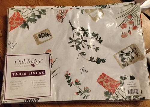 New oak ridge - new, linens